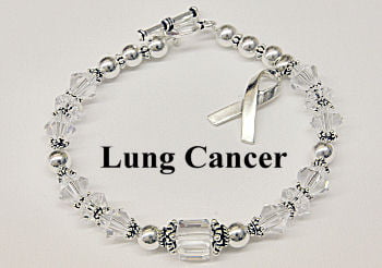 Lung Cancer Awareness Paracord Bracelet  Handmade By US Veterans   Handmade By Heroes