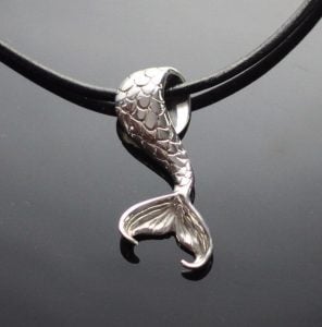 silver mermaid tail